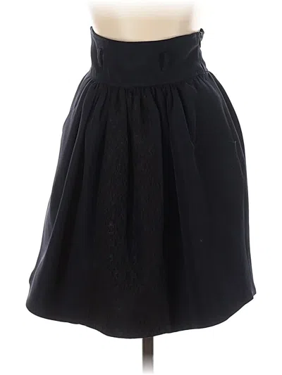 Pre-owned Whit Formal Skirt In Black