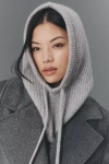 White & Warren Cashmere Balaclava In Gray