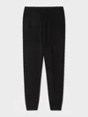 White & Warren Cashmere Jogger Pant In Black In Black
