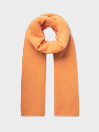 White & Warren Cashmere Travel Wrap In Bright Orange