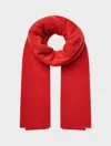 White & Warren Cashmere Travel Wrap In Desert Red In Red