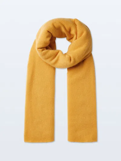 White & Warren Cashmere Travel Wrap In Goldenrod In Yellow