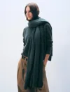 White & Warren Cashmere Travel Wrap In Green In Green