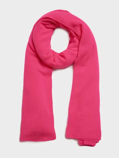 White & Warren Cashmere Travel Wrap In Neon Pink Sunrise