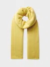 White & Warren Cashmere Travel Wrap In Yellow In Yellow