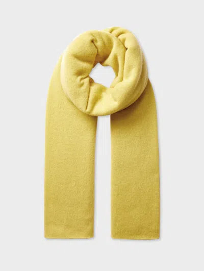 White & Warren Cashmere Travel Wrap In Yellow