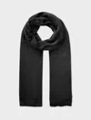 White & Warren Superfine Cashmere Travel Wrap In Black In Gray