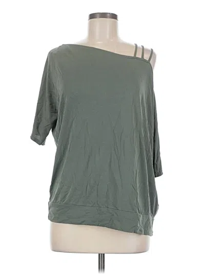 Pre-owned White Birch 3/4 Sleeve T-shirt In Green