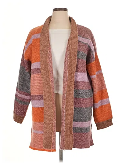 Pre-owned White Birch Cardigan Sweater In Orange