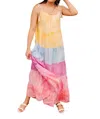 White Birch Caribbean Crush Dress In Tie Dye In Pink