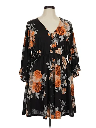 Pre-owned White Birch Casual Dress In Black