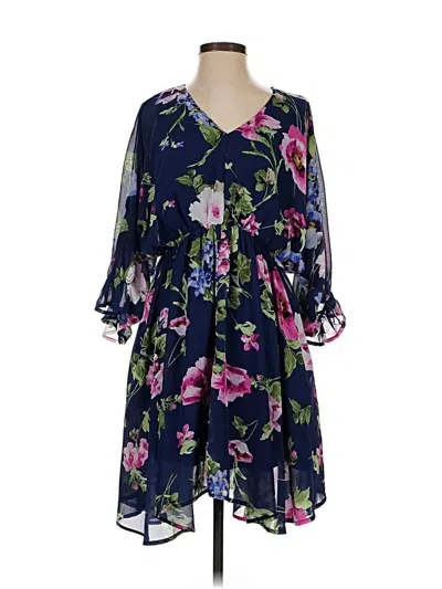 Pre-owned White Birch Casual Dress In Blue