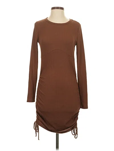 Pre-owned White Birch Casual Dress In Brown
