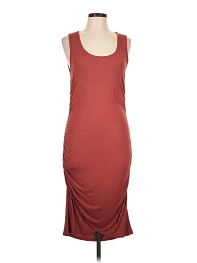 Pre-owned White Birch Casual Dress In Burgundy