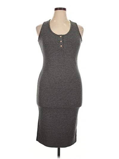 Pre-owned White Birch Casual Dress In Gray