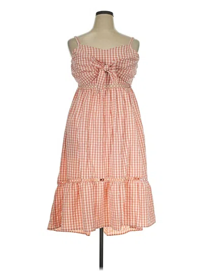 White Birch Casual Dress In Orange
