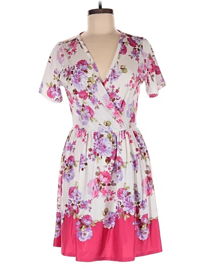 Pre-owned White Birch Casual Dress In Pink