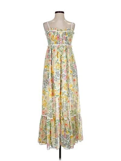 Pre-owned White Birch Casual Dress In Yellow