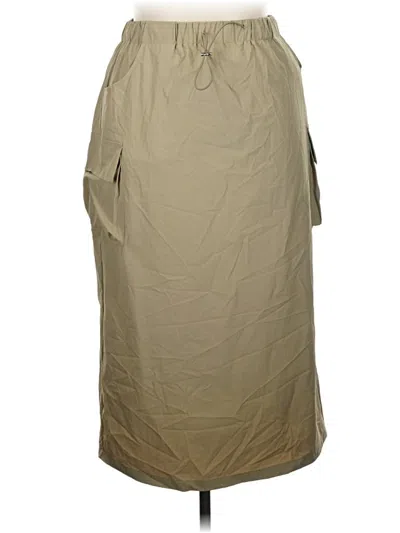 Pre-owned White Birch Casual Skirt In Tan
