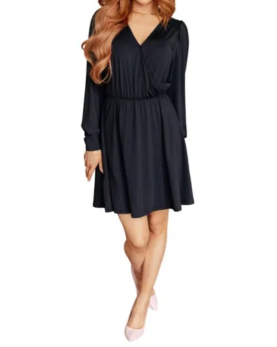 White Birch Elegance Skort Dress In Black