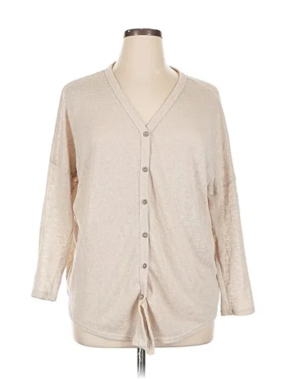 Pre-owned White Birch Kimono In Brown