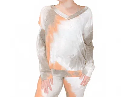 White Birch Liz Lounge Set In Rust In Multi