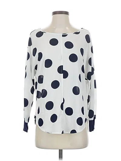 Pre-owned White Birch Long Sleeve Blouse In White