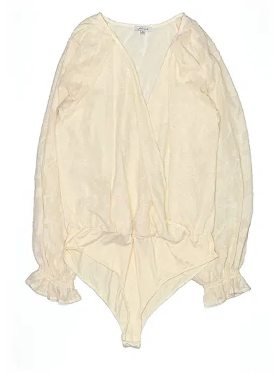 Pre-owned White Birch Long Sleeve Blouse In White