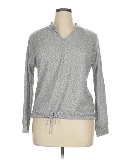 Pre-owned White Birch Long Sleeve Top Gray Cowl Neck Tops