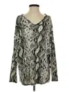 White Birch Long Sleeve T-shirt In Silver