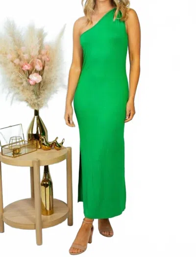 White Birch My Name Dress In Kelly In Multi