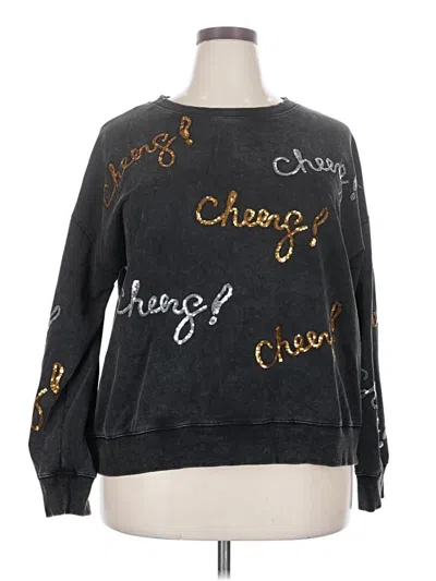 Pre-owned White Birch Pullover Sweater In Black