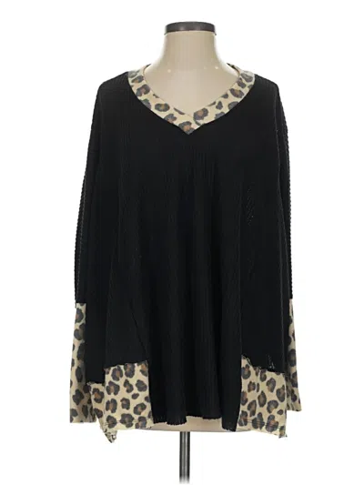 Pre-owned White Birch Pullover Sweater In Black
