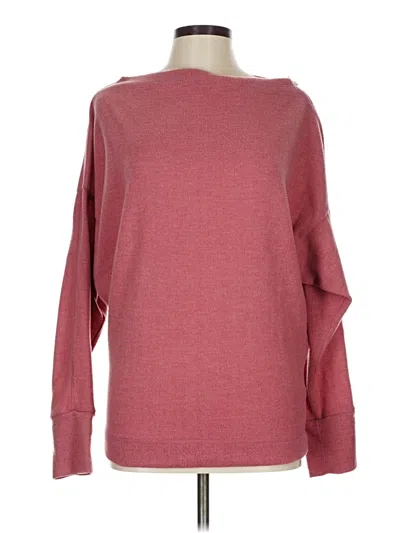 Pre-owned White Birch Pullover Sweater In Burgundy