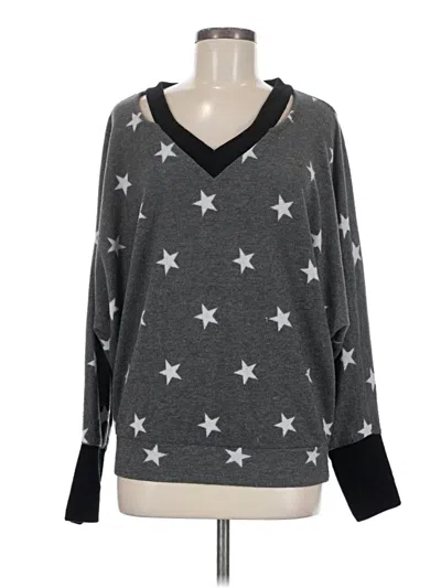 Pre-owned White Birch Pullover Sweater In Gray