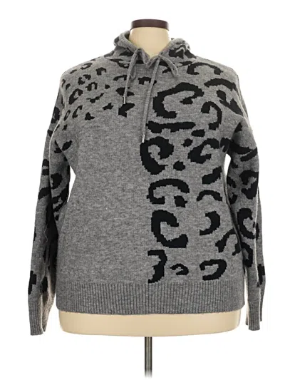 Pre-owned White Birch Pullover Sweater In Gray