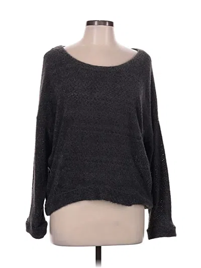 Pre-owned White Birch Pullover Sweater In Gray