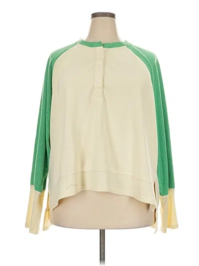 Pre-owned White Birch Pullover Sweater In Green