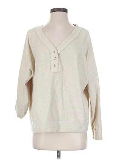 Pre-owned White Birch Pullover Sweater In Ivory