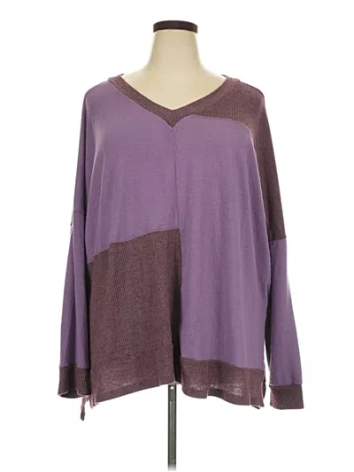Pre-owned White Birch Pullover Sweater In Purple