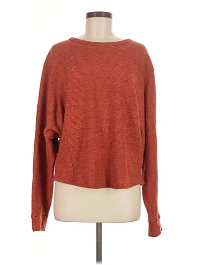 Pre-owned White Birch Pullover Sweater In Red