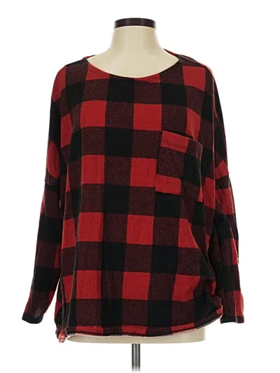 Pre-owned White Birch Pullover Sweater In Red