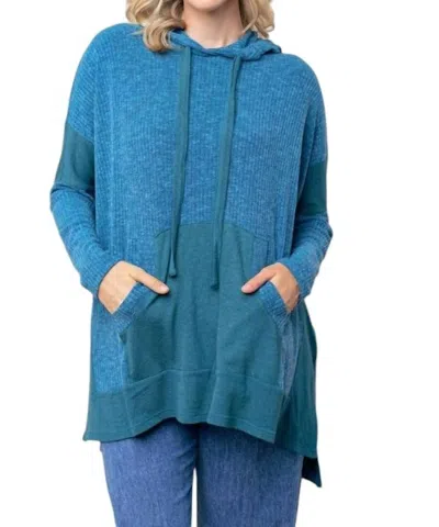 White Birch Ready To Go Top In Blue/green In Multi
