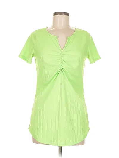 Pre-owned White Birch Short Sleeve T-shirt In Green