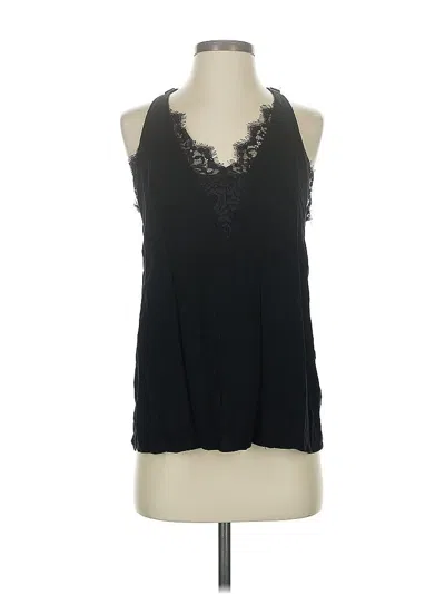 Pre-owned White Birch Sleeveless Blouse In Black
