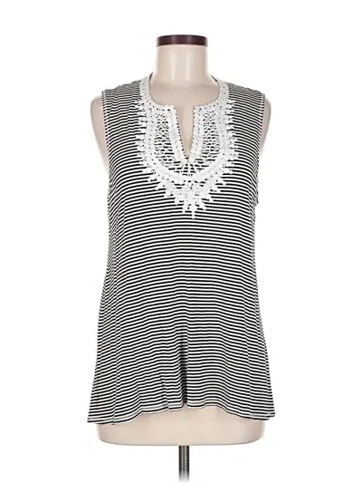 Pre-owned White Birch Sleeveless Blouse In Black