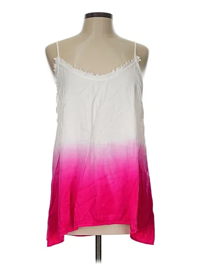 Pre-owned White Birch Sleeveless Blouse In Pink