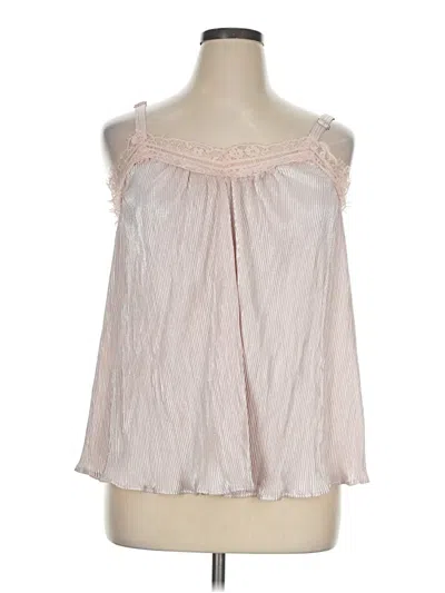 Pre-owned White Birch Sleeveless Blouse In Pink