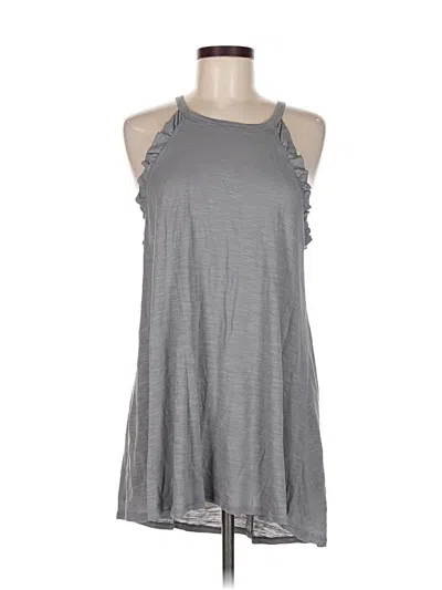 Pre-owned White Birch Sleeveless Top Gray Halter Neckline Tops