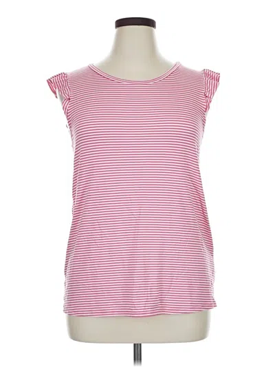 Pre-owned White Birch Sleeveless T-shirt In Pink